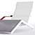 Elegant Alva Deckchair by EGOE 3D model small image 3