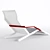 Elegant Alva Deckchair by EGOE 3D model small image 4