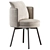 Torii Chair: Elegant Upholstered Seating 3D model small image 1