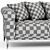 Luxurious Eichholtz Lounge Sofa 3D model small image 6