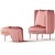 TORII Minotti Armchair, Contemporary Design 3D model small image 4