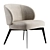 Modern Bice Lounge Chair 3D model small image 2