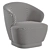 BAKER Lambert Swivel Chair, Modern Sophistication 3D model small image 4