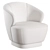 BAKER Lambert Swivel Chair, Modern Sophistication 3D model small image 5