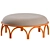 Arcadia Pouf Vienna Style Ottoman 3D model small image 4