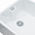 Grange Gloss White Ceramic Sink 3D model small image 3