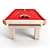 Rustic Pool Table 3D Model 3D model small image 3