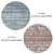 Round Rugs Set with Variants 3D model small image 3