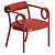 Modern Loop Chair by GTV 3D model small image 1