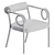 Modern Loop Chair by GTV 3D model small image 3