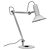 Wever Ducré Desk Lamp Metal 3D model small image 2