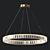 Royal Gold Crystal Chandelier 3D model small image 3