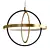 Glowing Orb Chandelier 60cm 3D model small image 1