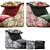 Pouf Chair with Pillow V-Mix 3D model small image 2