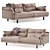 Linteloo George Fabric Sofa 3D model small image 1