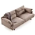 Linteloo George Fabric Sofa 3D model small image 3