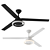 Orbis Blade Ceiling Fan Pendant 3D model small image 1