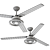 Orbis Blade Ceiling Fan Pendant 3D model small image 3