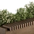 Cityscape Plant Bench Set 3D model small image 2