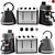 Scandi Kitchen Appliance Set - 3D Rendered 3D model small image 12