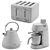 Scandi Kitchen Appliance Set - 3D Rendered 3D model small image 5