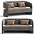 Rugiano Ambra 3D Sofa Model 3D model small image 1