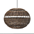 Handwoven Pendant Light, Adjustable Height 3D model small image 5