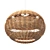 Handwoven Pendant Light, Adjustable Height 3D model small image 8