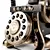 Retro Dial Phone 3D Model 3D model small image 8