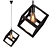  Nordic LED Loft Lamp 3D model small image 1