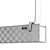 Sleek Vibia Linear Diffuser 3D model small image 7