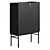  Black Acrylic Halifax Cabinet 3D model small image 1