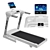  Беговая дорожка FitLogic White 3D model small image 1