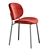 Stylish Ines Dining Chair 3D model small image 2