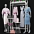 High Detail Clothing Store Display 3D model small image 2