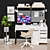 Modern Office Workstation Set 3D model small image 2