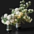 Elegant Floral Decor Set 3D model small image 1