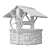 Rustic Water Well 3D Model 3D model small image 2