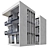 Modern Residential Building Model 3D model small image 3