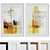 Modern Abstract Picture Frame Set 3D model small image 1