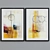 Modern Abstract Picture Frame Set 3D model small image 2