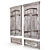 Vintage Wooden Shutters 3D Scan 3D model small image 2