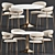 Luxury Marble Dining Set 183 3D model small image 1