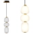 Triple Stacked Lampion Pendant Light 3D model small image 1