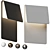 Sleek Geometric LED Wall Sconce 3D model small image 1