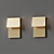 Sleek Geometric LED Wall Sconce 3D model small image 2