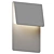 Sleek Geometric LED Wall Sconce 3D model small image 3