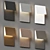 Sleek Geometric LED Wall Sconce 3D model small image 4