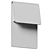 Sleek Geometric LED Wall Sconce 3D model small image 5