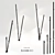 Bamboo LED Floor Lamp by Vibia 3D model small image 2